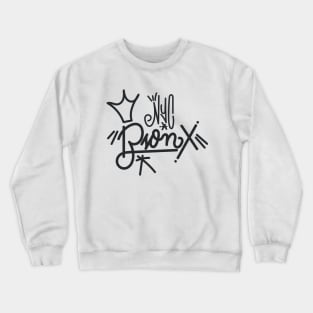 Bronx New York Graffiti Tag by oldschool writer Crewneck Sweatshirt